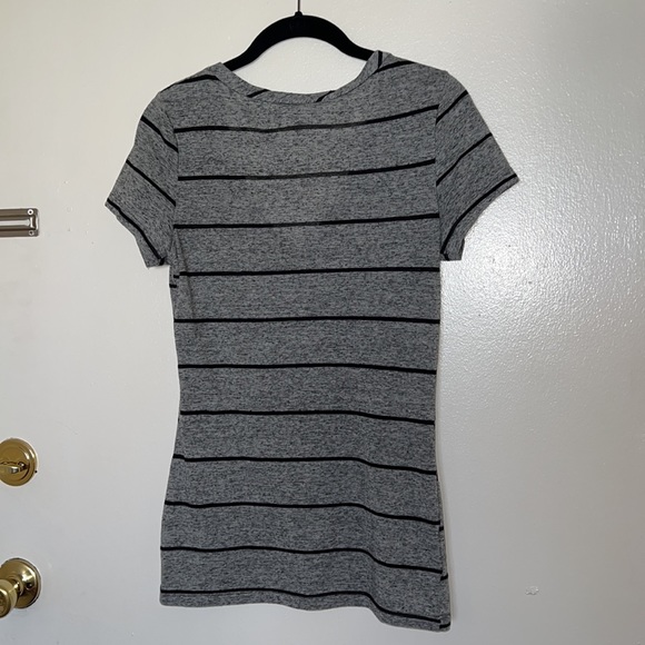 Grey striped Maurices Tee - Picture 3 of 3